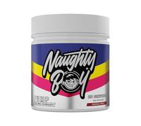 Naughty Boy Cell Swell Technology, Non Stimulant Pre Workout - Pump, Performance & Focus. L-Citrulline 6g, Beta Alanine 3.2g and Added Arginine, 400g - 25 Servings (Tropical Punch)