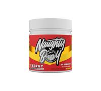 Naughty Boy Energy Pre Workout Powder, 200mg Caffeine Energy, Pump & Focus Formula, 30 Servings, Strawberry Mango