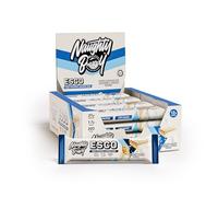Naughty Boy Esco Bars Protein Bars, High Protein Low Sugar Snack Bar for Recovery & Performance, 12 x 65g Bars, White Chocolate Cookies & Cream