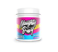 Naughty Boy High Energy Pre Workout Powder with Beta Alanine, Citrulline & Caffeine Supplements for Men & Women Clinically Dosed Energy Drink- 390g/30 Servings (Candy Bubblegum)