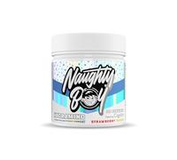 Naughty Boy HydraMind Hydration + Nootropic. 2400mg of Electrolytes, Added Cognizin, Tiger Milk Mushroom, Uridine & Super Reds - 282g (30 Servings) (30 Servings, Strawberry Mango)