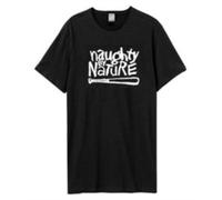 NAUGHTY BY NATURE - White Logo Amp - tshirt - Large - New T Shirt - J600z