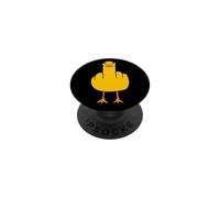 Naughty Cartoon Duck with Provocative Look Funny Sarcasm PopSockets Adhesive PopGrip