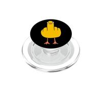 Naughty Cartoon Duck with Provocative Look Funny Sarcasm PopSockets PopGrip for MagSafe