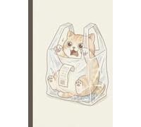 Naughty Cat Series: "Cat in a Bag" Hardback Notebook- 200 Pages - Funny Cat Journal for Cat Lovers - Cute Aesthetic Diary with Mischievous Kittens Illustration - Perfect Gift for Cat Lovers