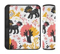 Naughty Dog Coral 2 Pack car Seatbelt Cover Stop seat Belt Cutting into Neck for Auto funda para cinturón de carro