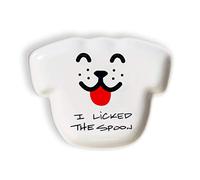 Naughty Dog Spoon Rest, Ceramic Dish, Cute Novelty Gift for Dog Lovers