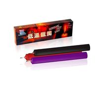 Naughty Drawer - 3 x BDSM Dripping Candle - Skin Safe Hot Wax Play, Sex Candles, Dripping Candles, Sex Toys, Bondage Toys, BDSM Gear, Low Temperature Wax, Romantic Massage, Kinky Games