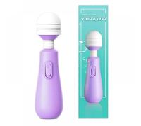 Naughty Drawer - Mini Wand Vibrator, Clit Massager, Discrete, Portable, 15cm, Battery incl, G-Spot Stimulation, Wand Massager Sex Toy Small