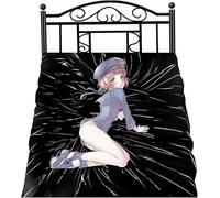 Naughty Drawer - Sex Bedsheet, PVC Bondage Bed Sheet, Bondage Sheet, Kinky, Black, Latex Sheet, Bondage Bedding, Waterproof, Wax Proof, Fits Most Sizes, 1.4m x 2m, Kinky Bed Sheet, Sexy Bedding