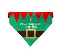 Naughty Elf Christmas - Custom Personalised Dog Bandana - 4 (M)