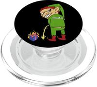 Naughty Elf Funny Christmas Trouble Maker PopSockets PopGrip for MagSafe