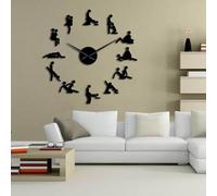 Naughty Game Wall Decor DIY Giant Large Wall Clocks Guess The Sex Positions Hardcore Female Male Man Woman Creative home decor