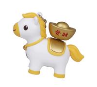 Naughty Horse Ring Interactive Sound Button Sturdy Construction Kid Friendly Color Compact Portable Keychain Child Safety Keychain, フリーサイズ