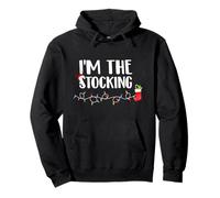 Naughty I'm The Stocking Funny Christmas Couples Pullover Hoodie