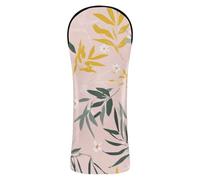 Naughty Jungle Willow Soft Pink Golf Cover Premium Leather Waterproof Headcover with Interchangeable No. Tags for Driver Fairway Wood Hybrids golf accessories