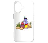 Naughty Krishna With His Stash Of Butter Krishna Case for iPhone 17