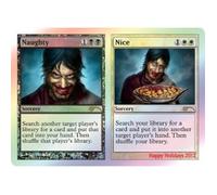 Naughty // Nice (2012 Happy Holidays foil) | Promotional Cards