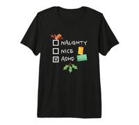 Naughty Nice ADHD | Christmas Kids Men Women Premium T-Shirt