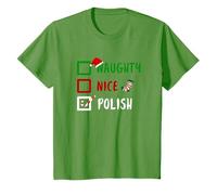 NAUGHTY NICE POLISH Funny Poland Christmas Santa Gift T-Shirt