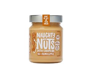 NAUGHTY NUTS Bio Peanut Butter Salted Caramel | Vegan peanut butter | 100% Natural | Without palm oil & sugar | Ideal as a topping for muesli 250 g
