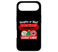 Naughty or Nice? Donut Care Funny Santa Christmas Donuts Pun Case for iPhone Air