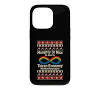 Naughty Or Nice Token Economy Behavior Analyst Christmas Case for iPhone 13 Pro