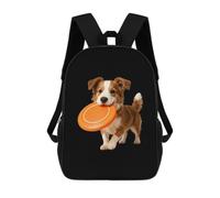 Naughty Puppy Classic Mens Backpack Womens 17 Inch Shoulder Bag