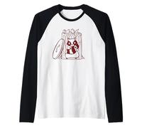 Naughty Raccoon Trash Panda by the Bin Raglan Baseball Tee
