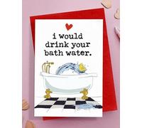 Naughty Rude Saltburn Anniversary Card for Husband, Saltburn Birthday Card for Partner, Wife Funny Valentines Card, Boyfriend, Girlfriend