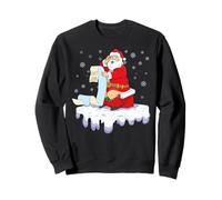 Naughty Santa shirt SANTA'S NAUGHTY LIST Santa's SHIT LIST Sweatshirt