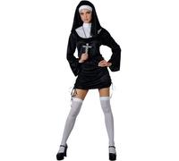 Naughty Sexy Nun Ladies Fancy Dress Hen Party Costume
