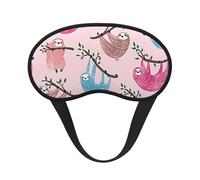 Naughty Sloth Print Adults Kids Light Blocking Eye Cover for Travel Daily Use Nap Insomnia Camping