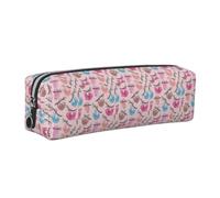 Naughty Sloth Print Adults Pencil Case Pouch Stationery Organizer Office Travel Supply Accessory