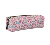 Naughty Sloth Print Adults Pencil Case Pouch Stationery Organizer Office Travel Supply Accessory