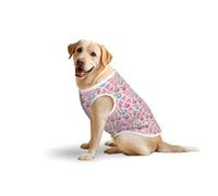 Naughty Slothprint Large Pets Vest Travel Breathable Soft Sleeveless Tank Top Lightweight T-Shirt