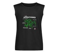 Naughty Tom Kla Starship Troopers Movie The Arachid Mobile Infantry Adult Sleeveless T-Shirt Black 3XL
