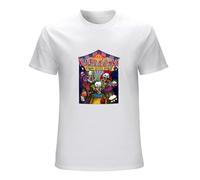 Naughty Tom Men's Killer Klowns from Outer Space T-Shirt Feel Soft White XL
