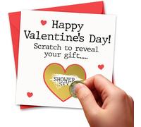Naughty Valentine's Day Card Scratch Card Naughty Scratchcard Valentines Card For Him Valentines Card For Her Husband Boyfriend Fiance Wife Girlfriend Fiancee Rude Valentine's Card Funny (Shower)