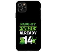 Naughty Wild & Already 14 Birthday Frog Case for iPhone 11 Pro Max