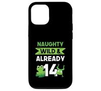 Naughty Wild & Already 14 Birthday Frog Case for iPhone 12/12 Pro