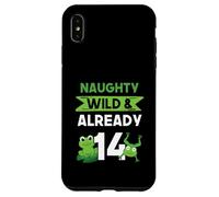 Naughty Wild & Already 14 Birthday Frog Case for iPhone XS Max