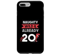 Naughty Wild & Already 20 Birthday T Rex Trex Case for iPhone 7 Plus/8 Plus