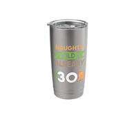 Naughty Wild & Already 30 Birthday Monkey Ape Stainless Steel Insulated Tumbler