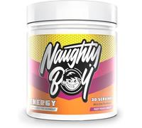 Naughty Boy High Energy Pre Workout Powder with Beta Alanine, Citrulline & Caffeine Supplements for Men & Women Clinically Dosed Energy Drink- 390g/30 Servings (Fizzy Peach Sweets)