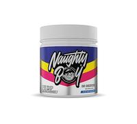 Naughty Boy Cell Swell Technology, Non Stimulant Pre Workout - Pump, Performance & Focus. L-Citrulline 6g, Beta Alanine 3.2g and Added Arginine, 400g - 25 Servings (Blue Razz Bon Bons)