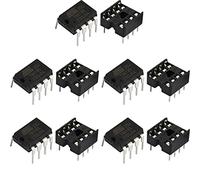 naughtystarts 5pcs ATTINY85-20PU DIP-8 IC ATTINY85 MCU 8BIT 8KB Microcontroller with 5pcs Compatible IC Socket