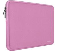 Naukay Laptop Sleeve Case, Resistant Neoprene Laptop Sleeve/Notebook Computer Pocket Case/Tablet Briefcase Carrying Bag Compatible for 15 inch MacBook Pro,Laptop, Ultrabook Notebook - (Pink)