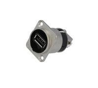 NAUSB-W Adapter USB A Female-Front, USB B Female-Rear NEUTRIK