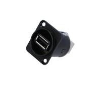 NAUSB-W-B Adapter USB A Female-Front, USB B Female-Rear NEUTRIK